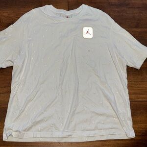 White Jordan Tee